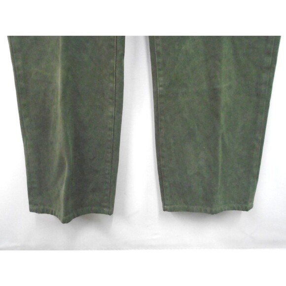 Vintage Indigo Palms Tommy Bahama Jeans Mens Size 38 x32 Soft Denim Army Green - Picture 7 of 11